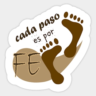 Cada paso es por fe Sticker